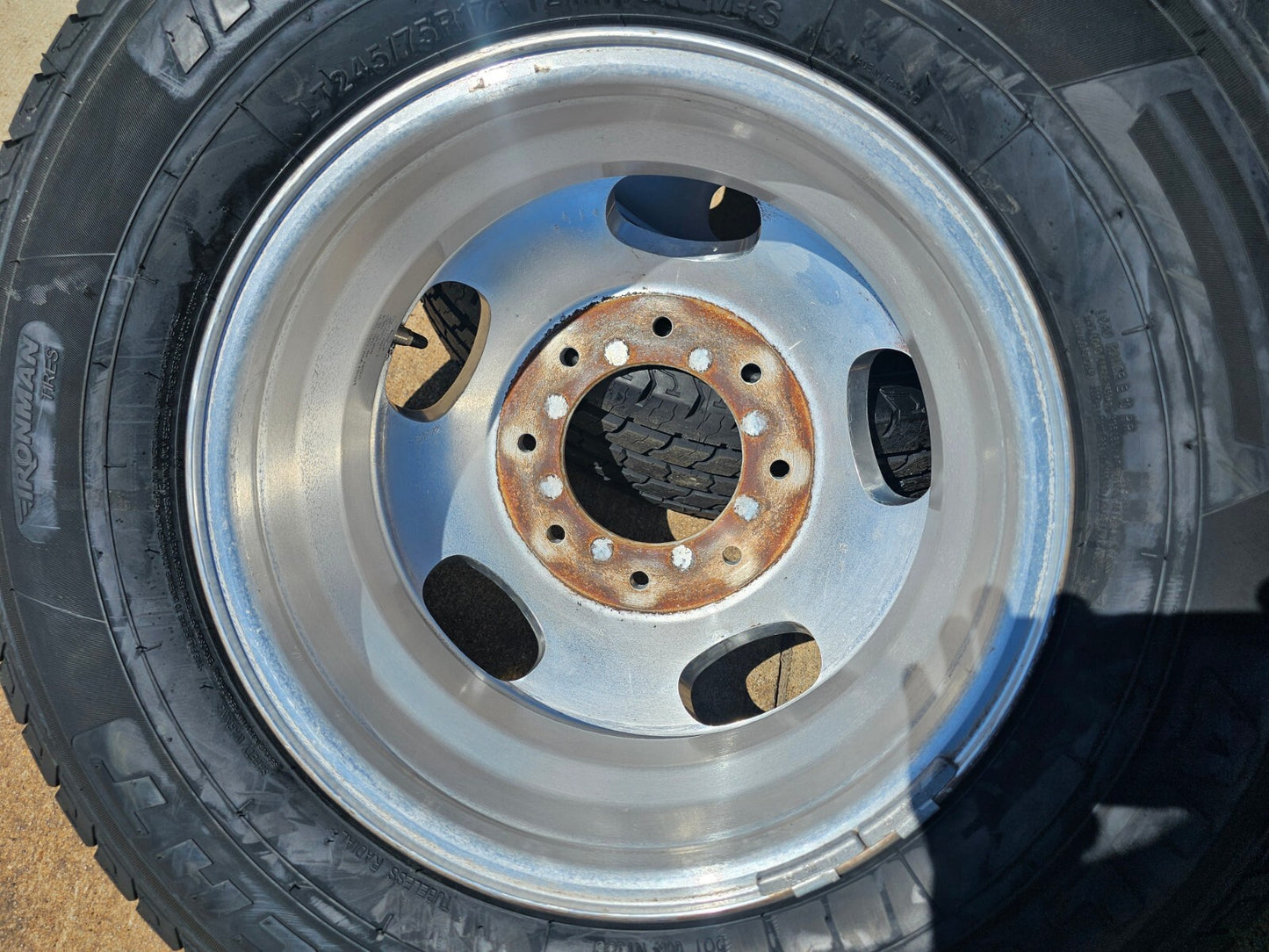 17" Ford F-350 Dually OEM rims wheels 3618 3619 99016 tires IRONMAN NEW