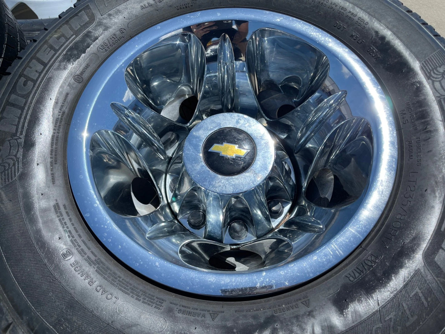 17" Chevy Silverado GMC Sierra 3500 Dually simulator rims wheels OEM 8094