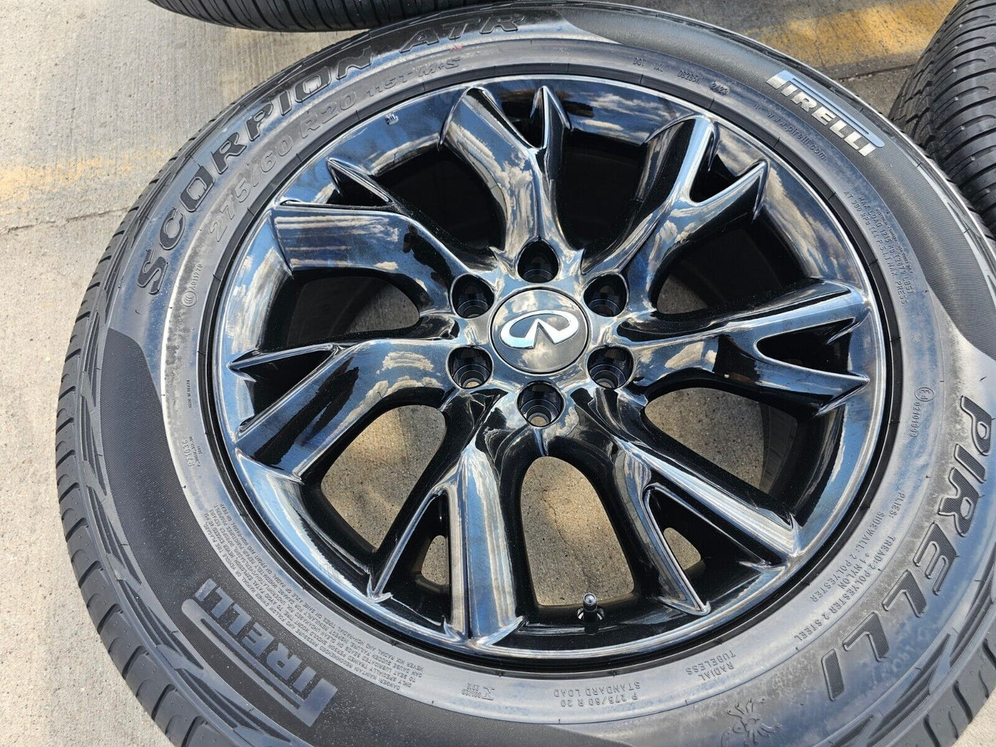 20" Infiniti QX56 QX80 OEM wheels rims tires 73727 Nissan Titan Armada NEW