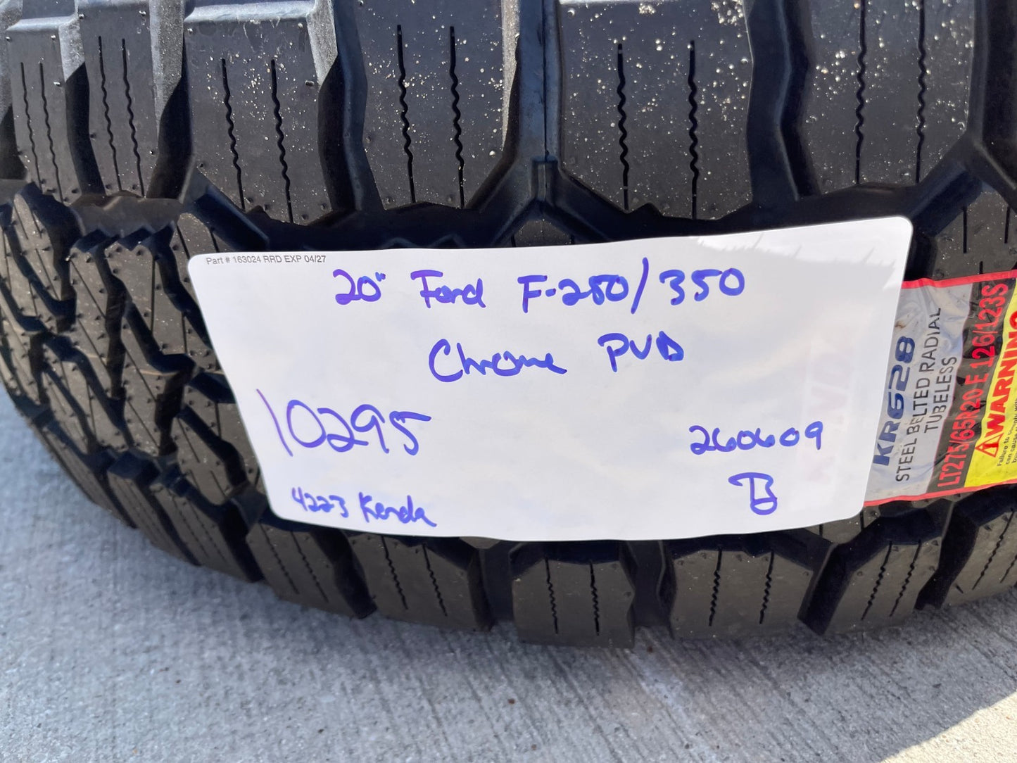 NEW 20" Ford F-250 F-350 OEM LIMITED 10295 25085 10552 SET wheels rims 2005-2027