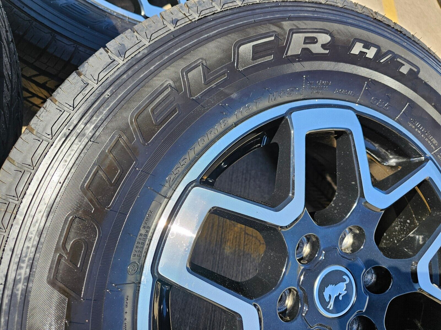 18" Ford Bronco wheels rims tires black 95213 Ranger tires 2023 2024 2025 NEW