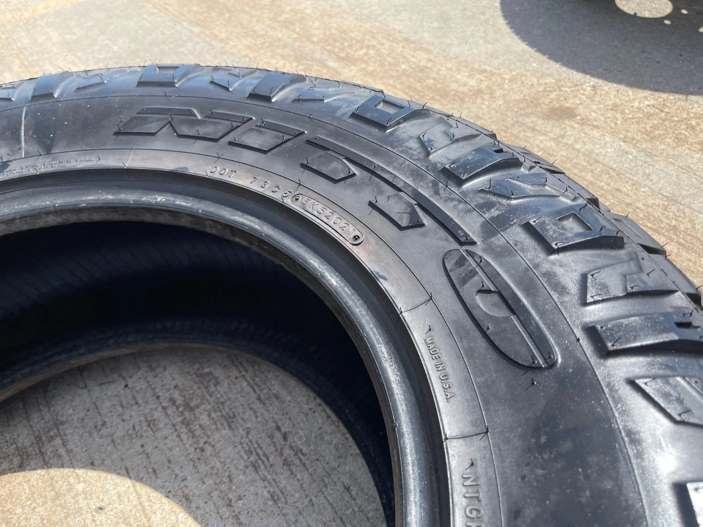 (1) 295/70/18 Nitto Ridge Grappler R/T tire 126Q E LT 10 PLY