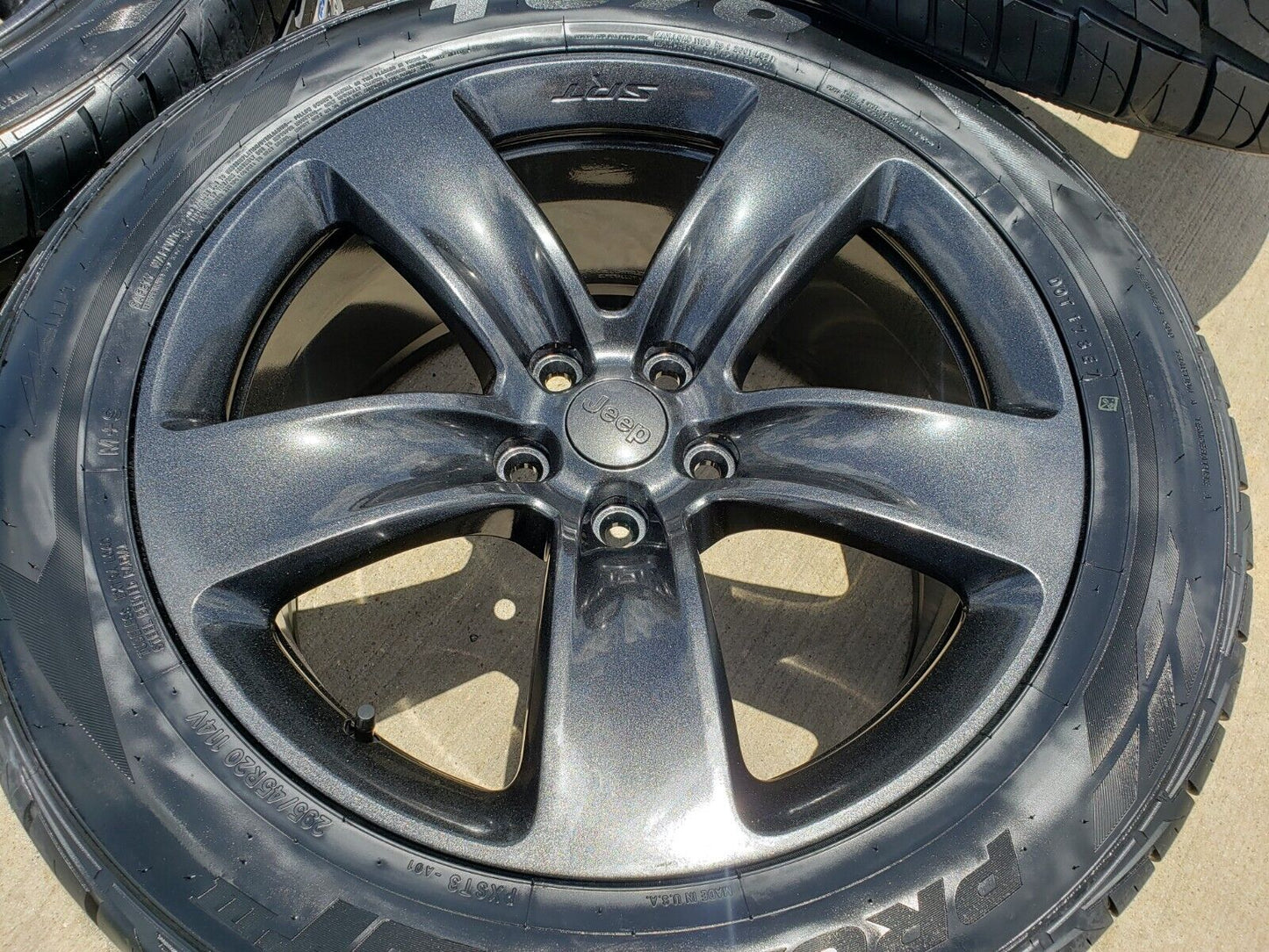 20" Jeep Grand Cherokee SRT Trackhawk OEM 9139 wheels rims tires NEW