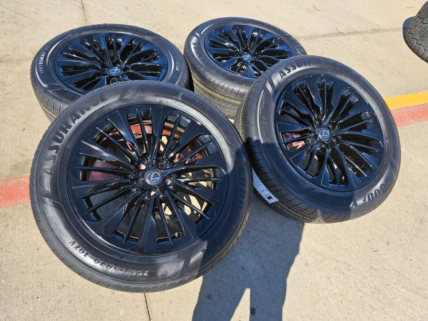 20" Lexus TX350 OEM wheels rims 74370 LC500 LS500 LS500H 2022 2023 2024 2025 NEW