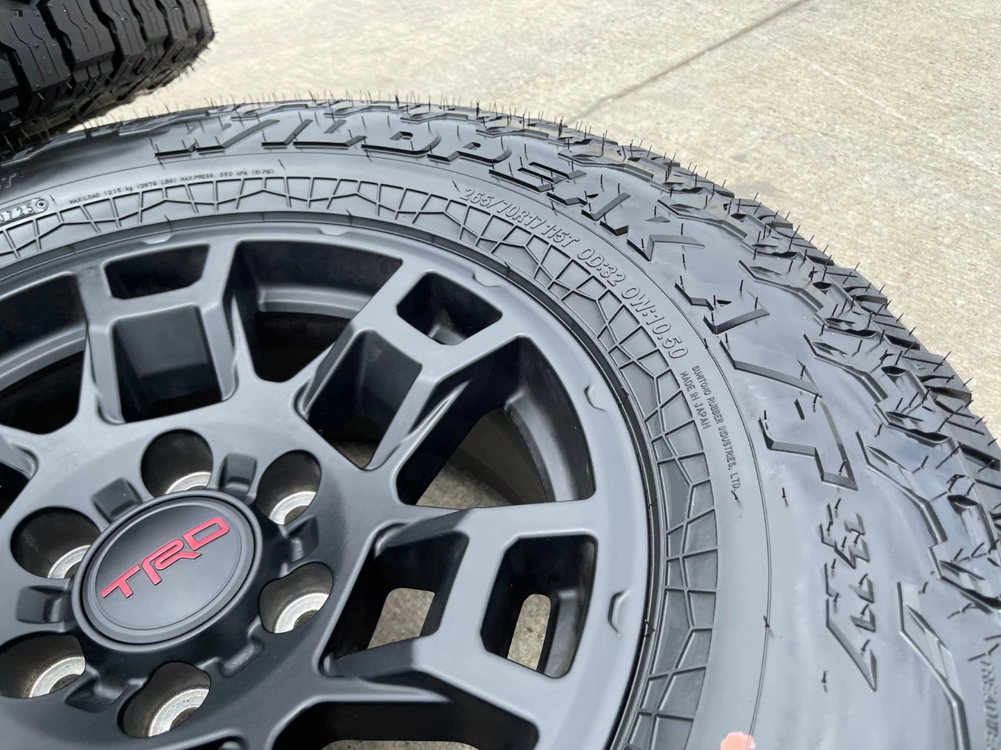 17" Toyota Tacoma 4Runner TRD OEM 17032 wheels rims FJ black NEW FALKEN A/T4