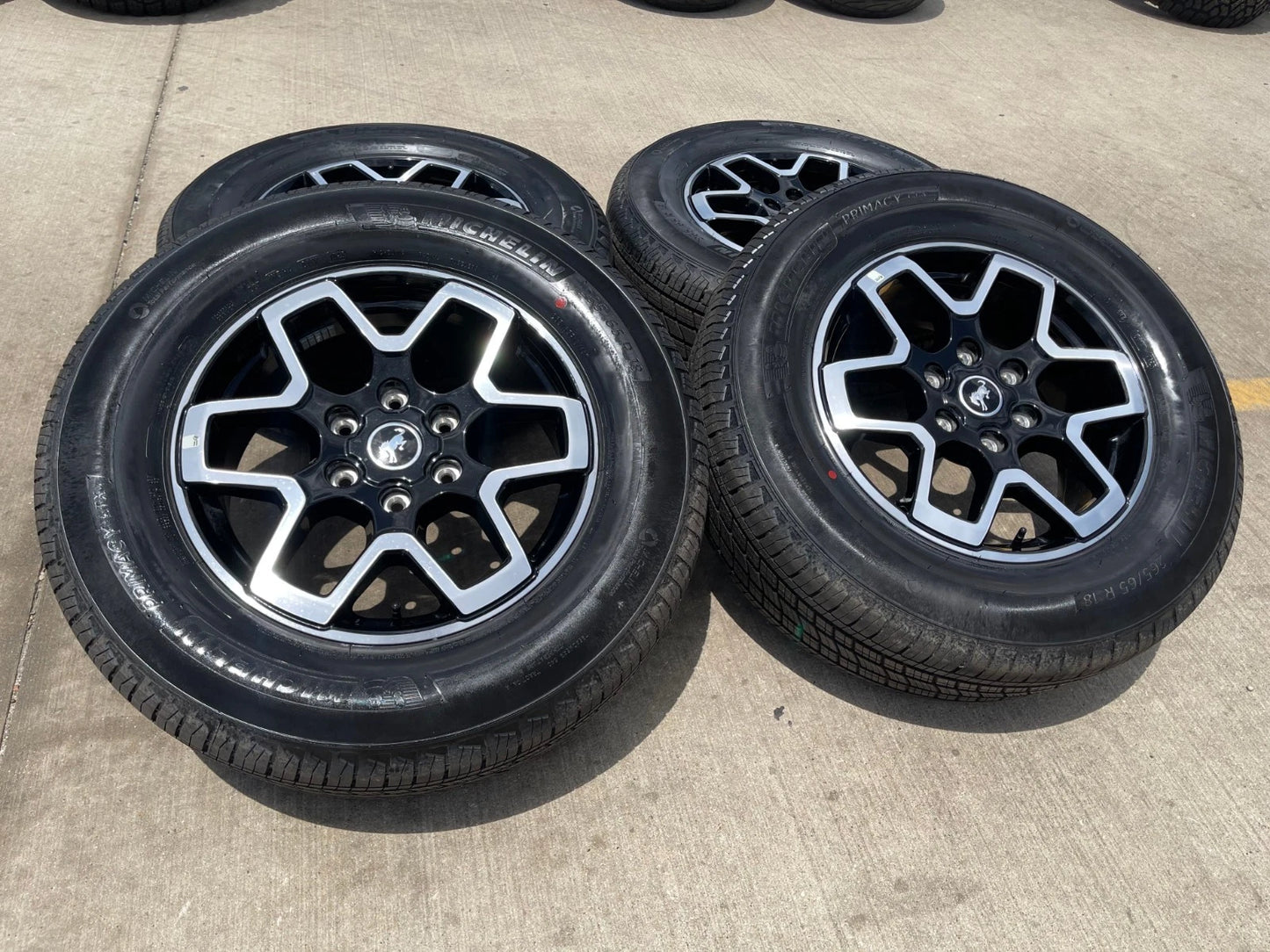 18" Ford Ranger wheels rims tires black 95213 tires 2023 2024 2025 2026 NEW
