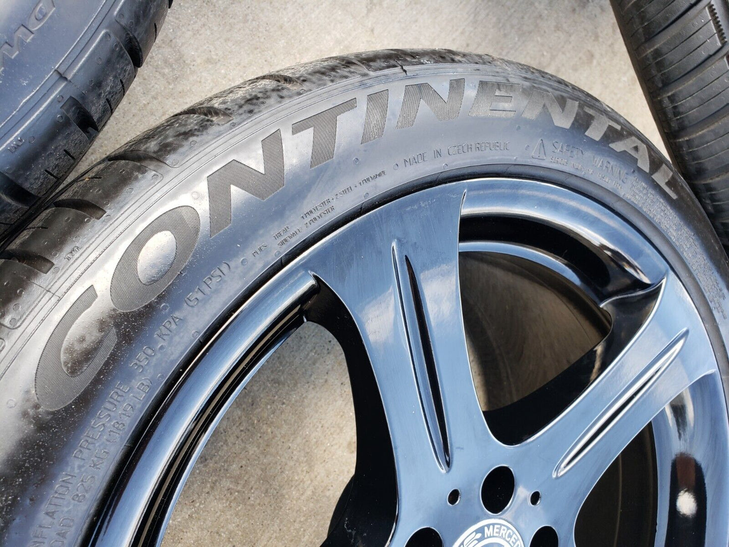 18" Mercedes CLS 550 C E S Class OEM 65371 65372 wheels rims tires