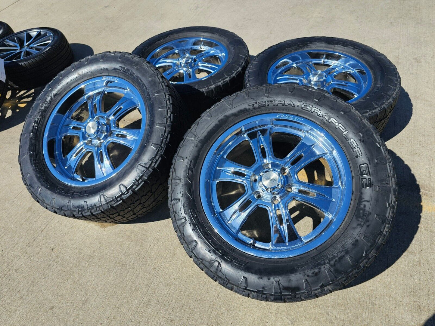 20x9 Caroll Shelby Ford F-150 Expedition OEM wheels rims tires 33" NITTO
