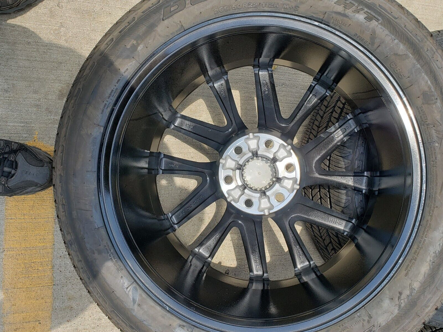 22" Cadillac Escalade Chevy Tahoe OEM Replica 95027 wheels rims 2023 2024 NEW