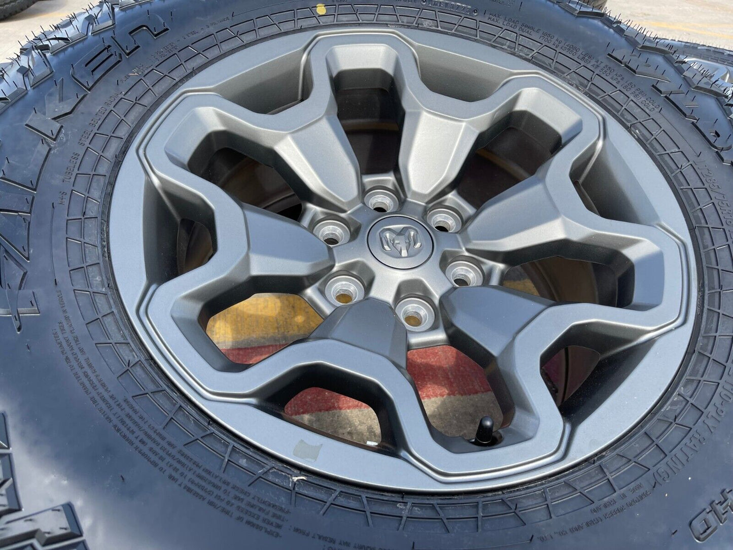 18" Dodge Ram 1500 TRX GRAY OEM 66002 wheels rims 35" tires FINAL 2024 2025 NEW