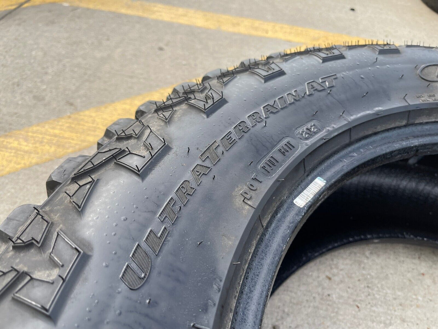 (1) 275/65/20 Goodyear Wrangler Ultra Terrain A/T tire LT 10 ply load range E