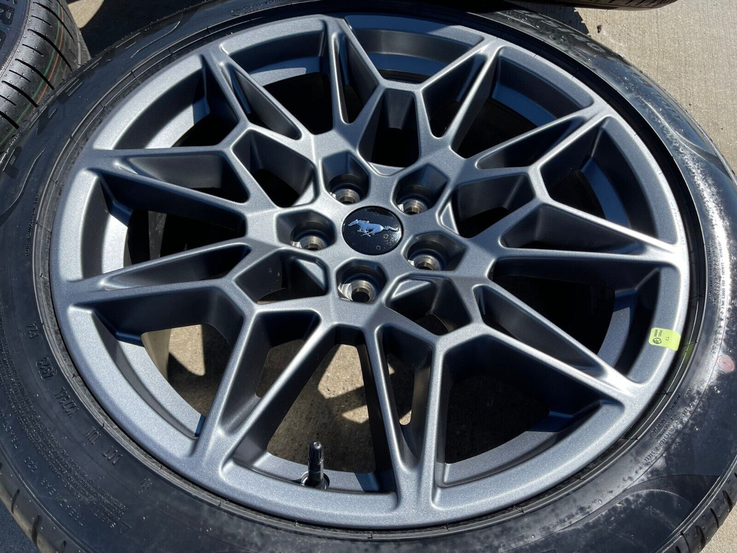 19" Ford Mustang GT Performance Track Pack OEM wheels rims 2023 2024 2025 NEW