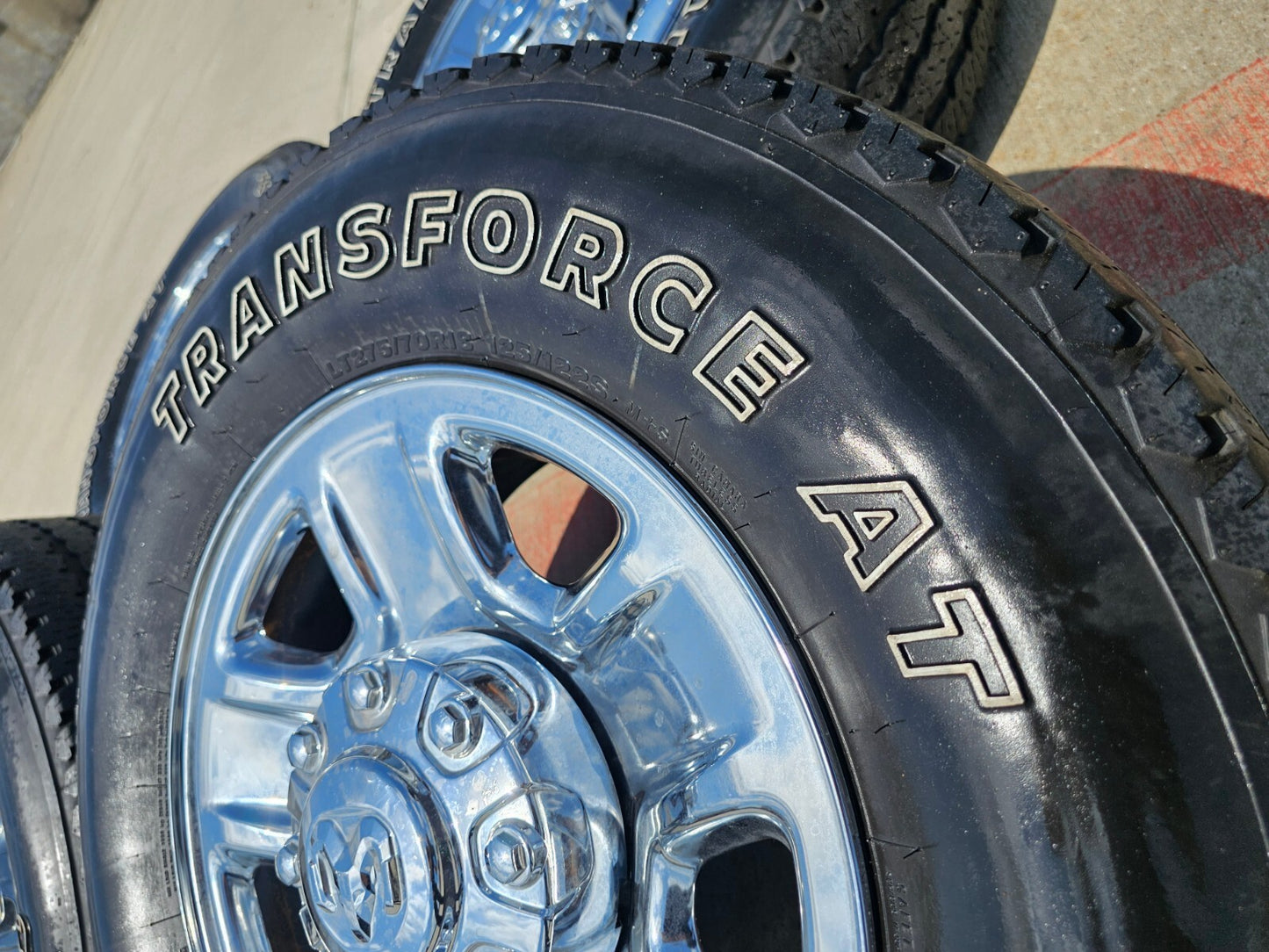 18" Dodge Ram 2500 3500 STEEL chrome OEM 2473 wheels rims tires