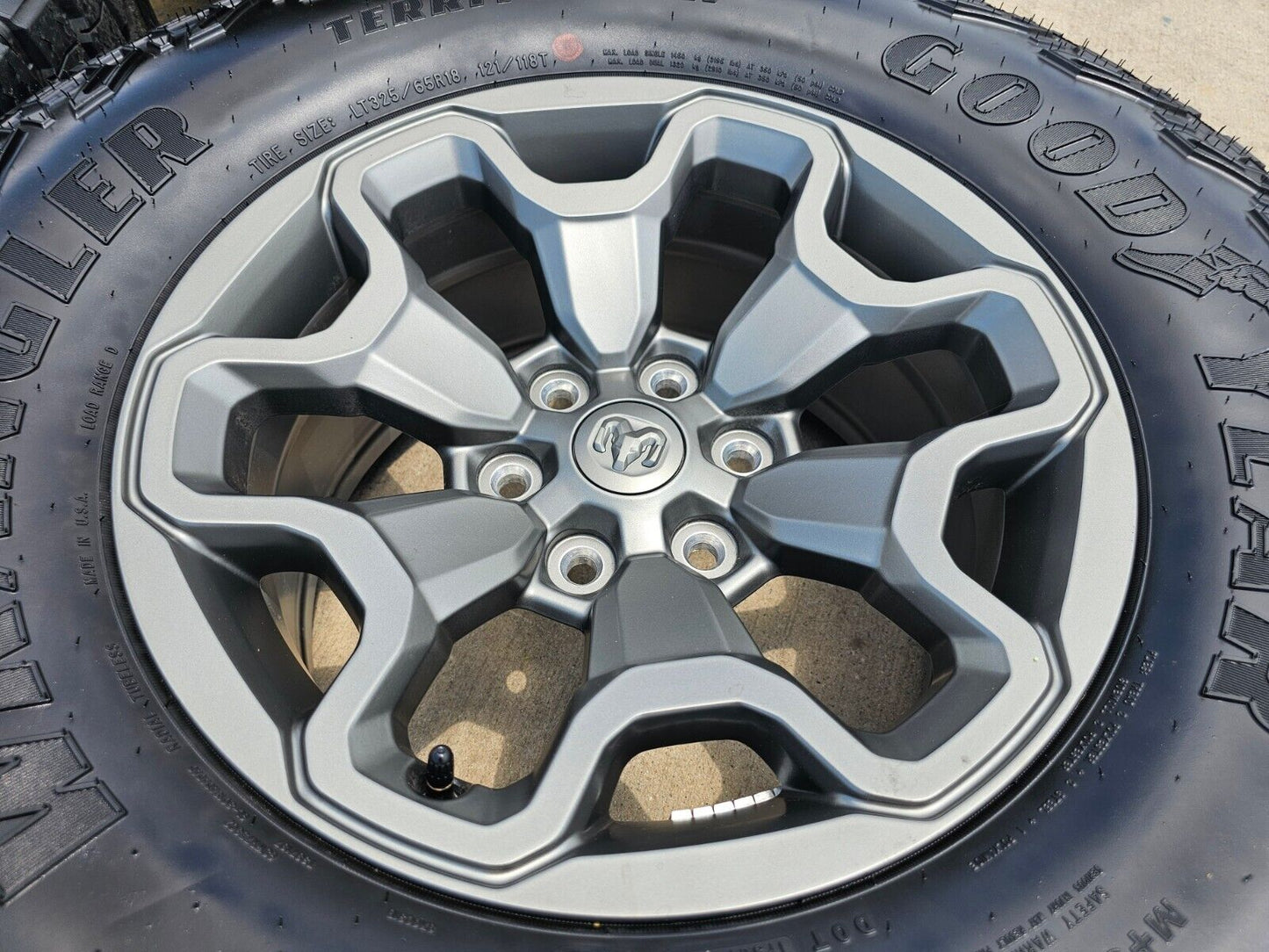 18" Dodge Ram 1500 TRX GRAY OEM 66002 wheels rims 35" tires 2023 2024 2025 NEW