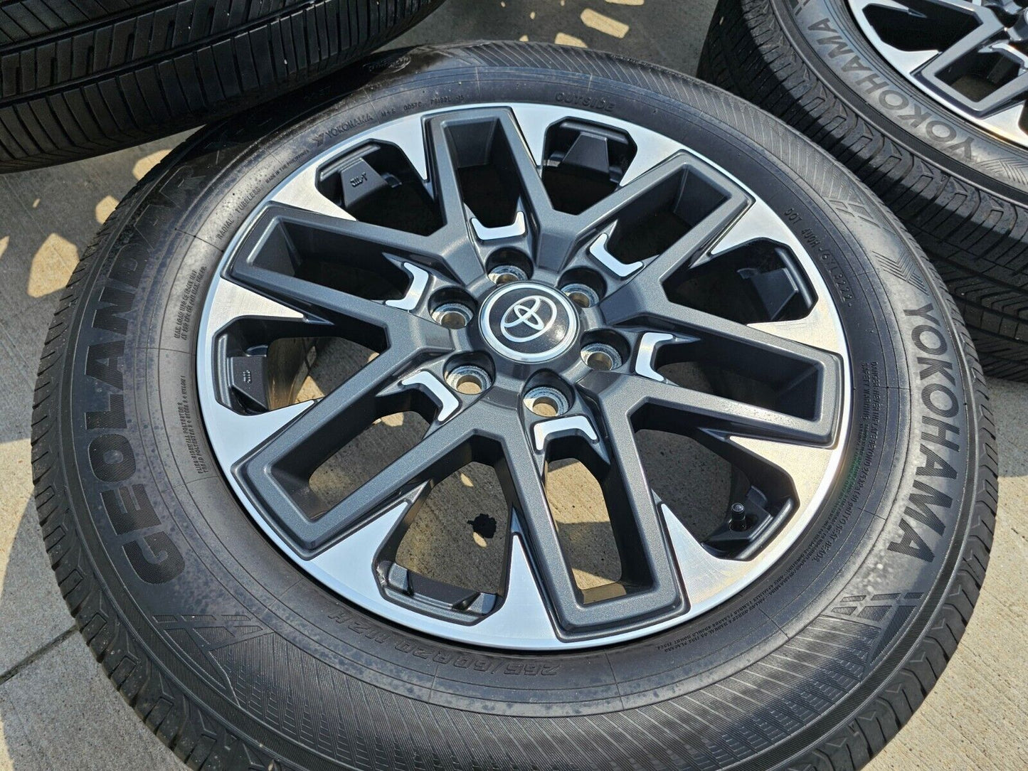 20" Toyota Tundra OEM wheels rims tires 2022 2023 2024 2025 Sequoia 95295