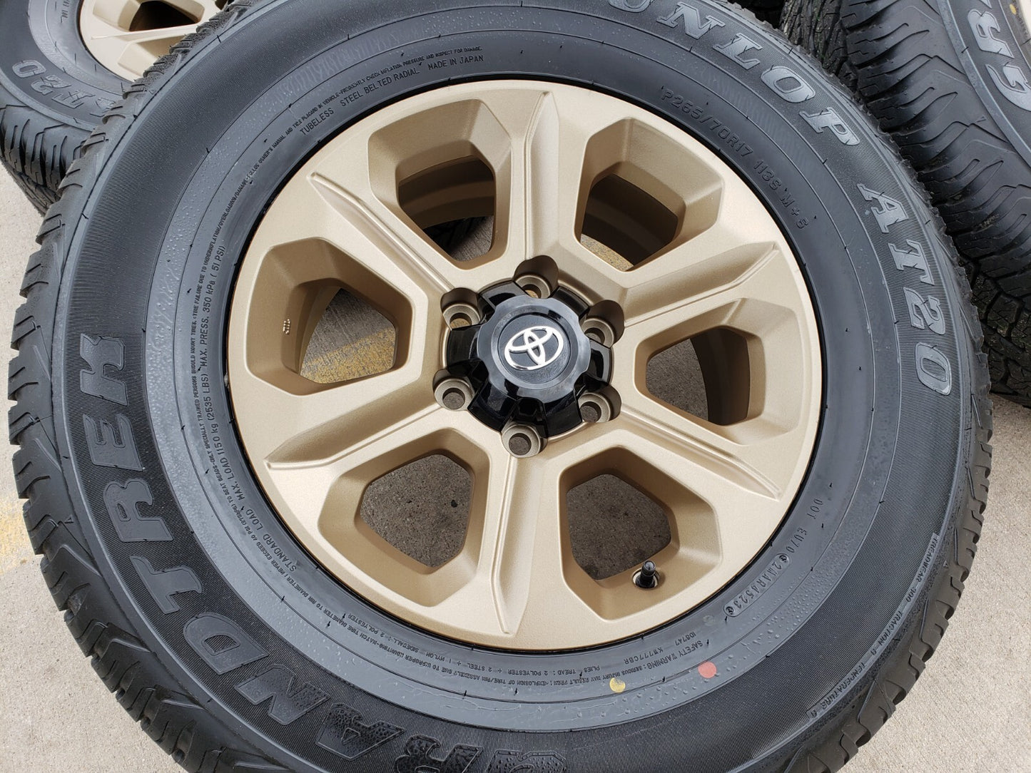 17" 4Runner Toyota Tacoma OEM BRONZE wheels rims 75153 FJ NEW
