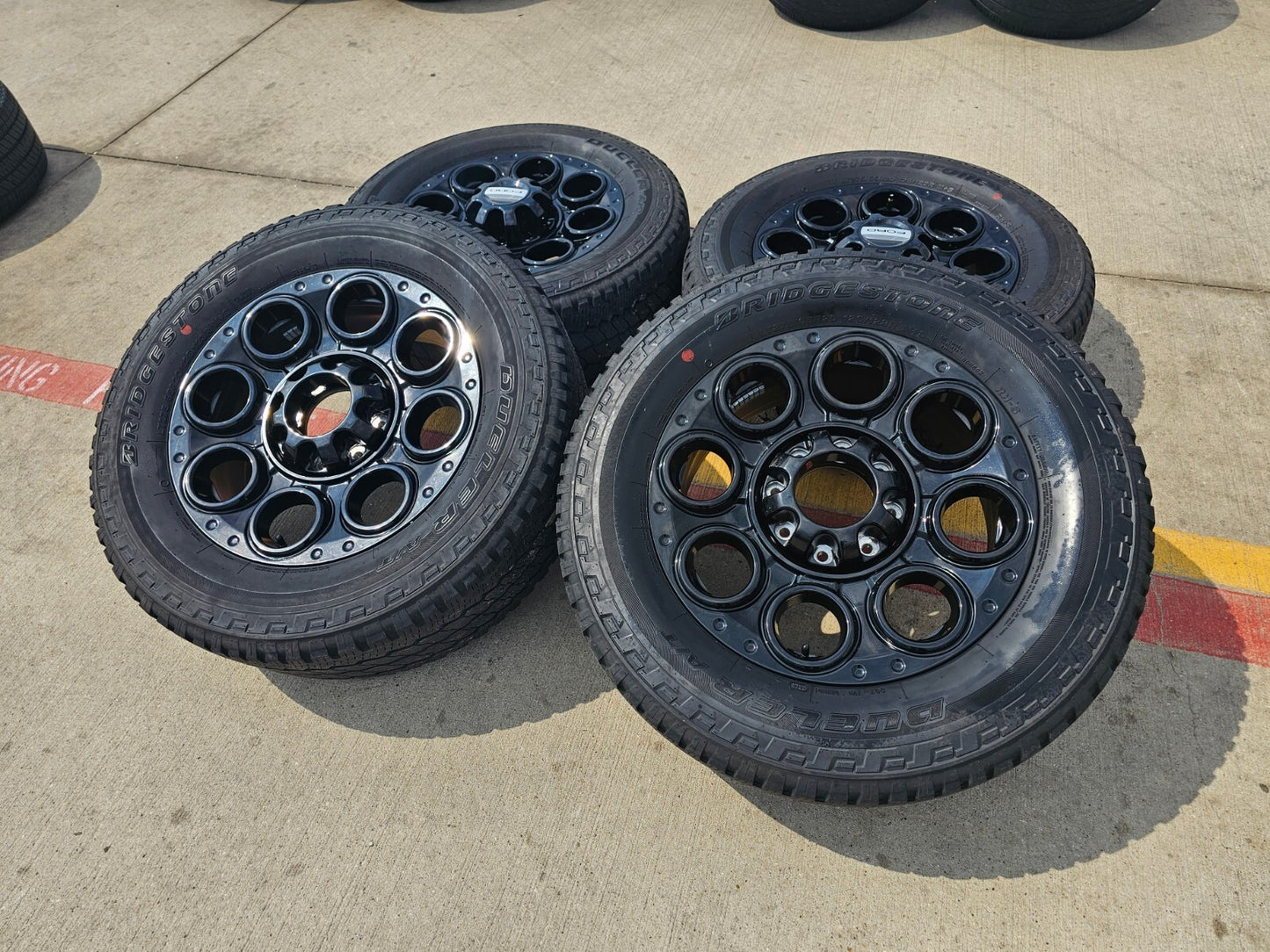20" Ford F-250 F-350 OEM black TREMOR 10299 10484 wheels rims 2023 2024 2025