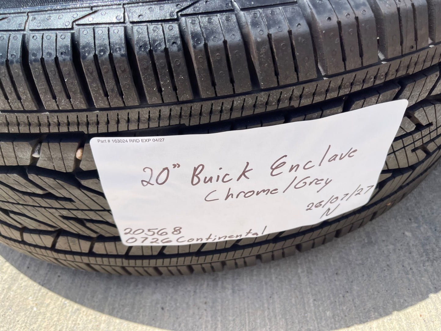20" Buick Enclave OEM 4167 wheels rims SET Blazer Traverse XT6 GMC Acadia NEW
