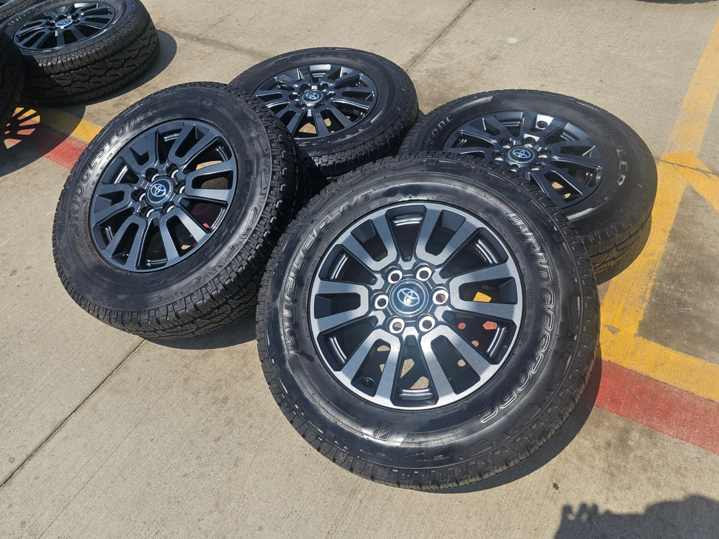 18" Toyota Land Cruiser OEM wheels rims tires Tundra Sequoia NEW BRIDGESTONE