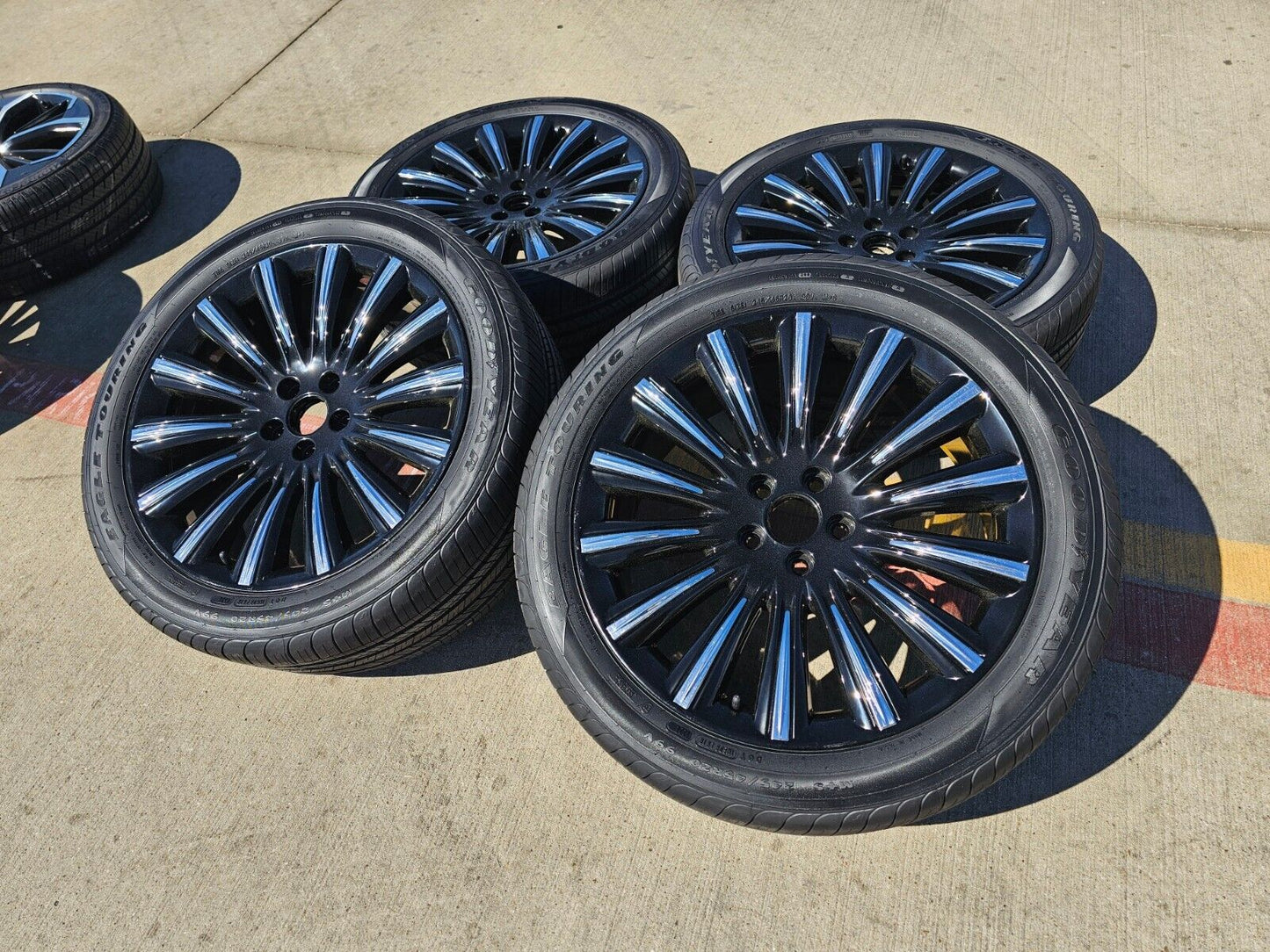 20" Lincoln MKS 3929 OEM rims wheels tires 2011 2012 2013 2014 2015 2016 NEW