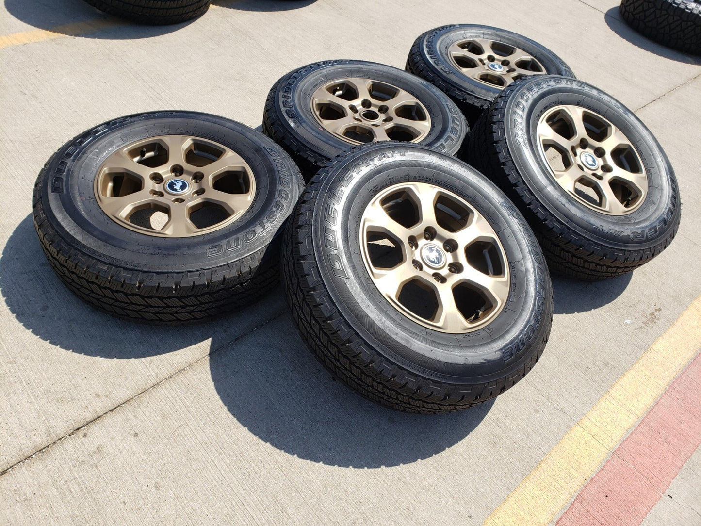 17" Ford Bronco HERITAGE wheels rims BRONZE tires NEW 10384 NEW