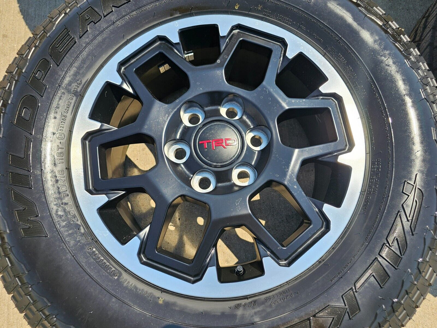 18" Toyota Tacoma 4Runner TRD OEM wheels rims tires 2024 2025