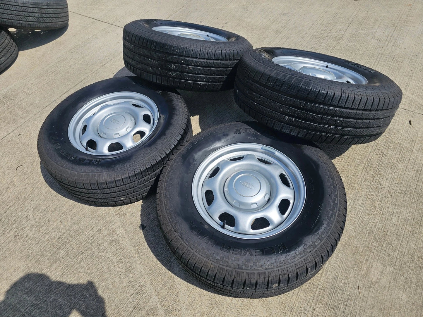 17" Ford F-150 OEM rims wheels 3857 tires steel 2020 2021 2022 2023 2024 2025