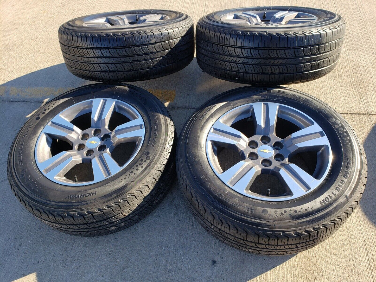 18" Chevy Colorado GMC Canyon OEM 5673 wheels rims 2017 2018 2019 2020 2021 2022