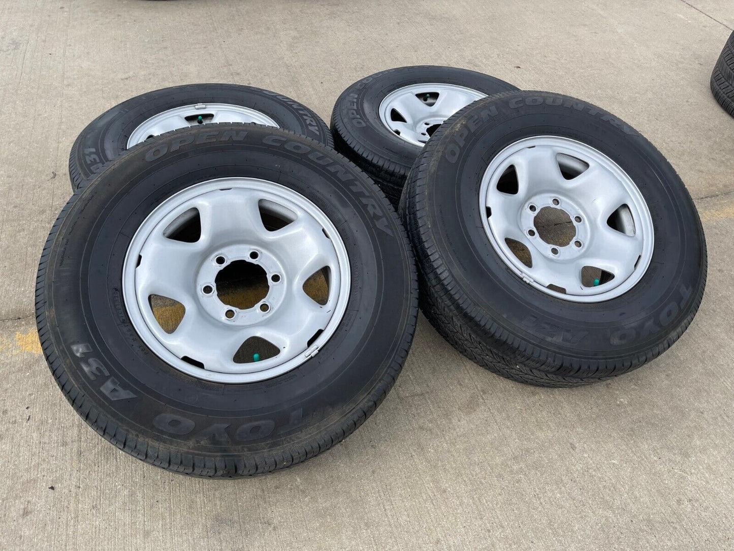 16" Toyota Tacoma OEM steel wheels rims 75192 tires 2019 2020 2021 2022 2023