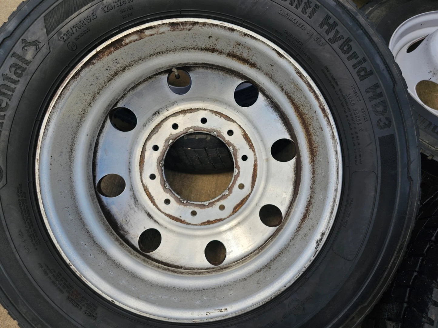 19.5" Ford F-450 Dually F-550 rims wheels RAM 4500 OEM 10x225 2023 2024 2025