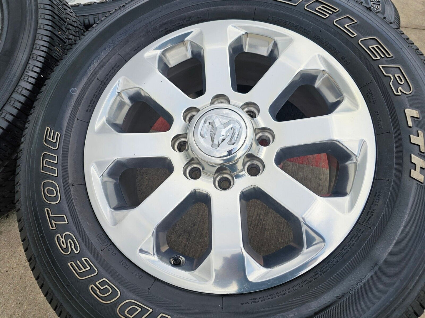 20" Dodge Ram 2500 3500 LARAMIE OEM 2700 wheels rims tires 2021 2022 2023 2024