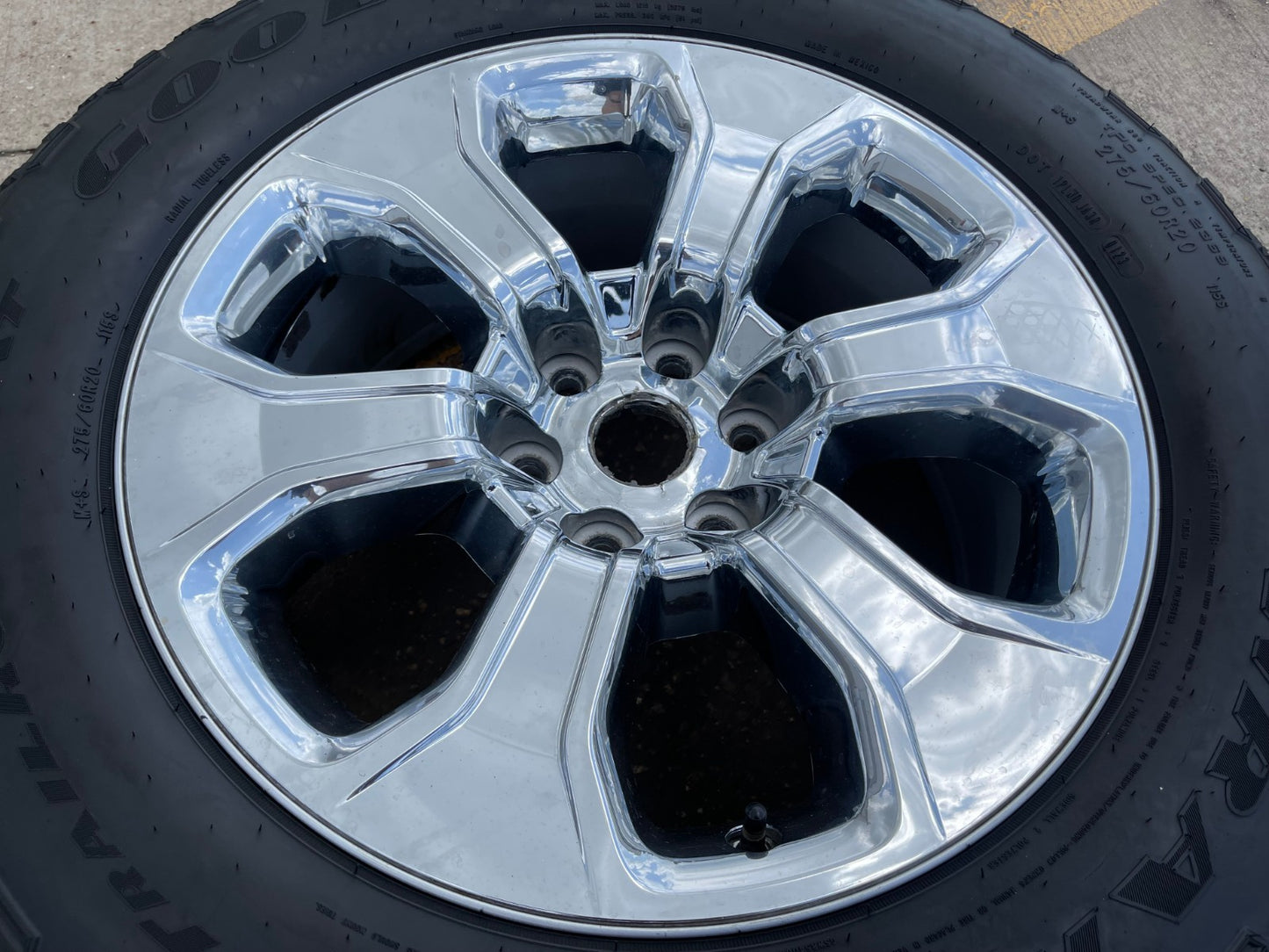 20" Dodge Ram 1500 OEM Laramie CHROME 2679 wheel rim tire 2022 2023 2024 2025