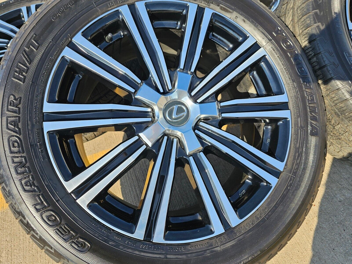 21" Lexus LX570 Land Cruiser OEM 74341 wheels rims tires 5x150