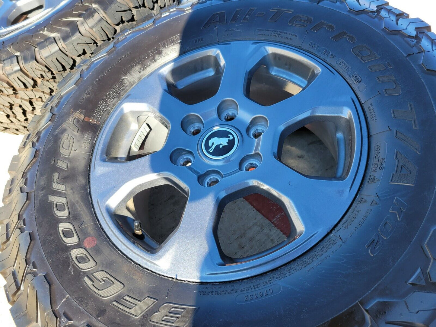 17" Ford Bronco Big Bend wheels rims tires BFG A/T NEW 10384 2022 2023 2024 NEW