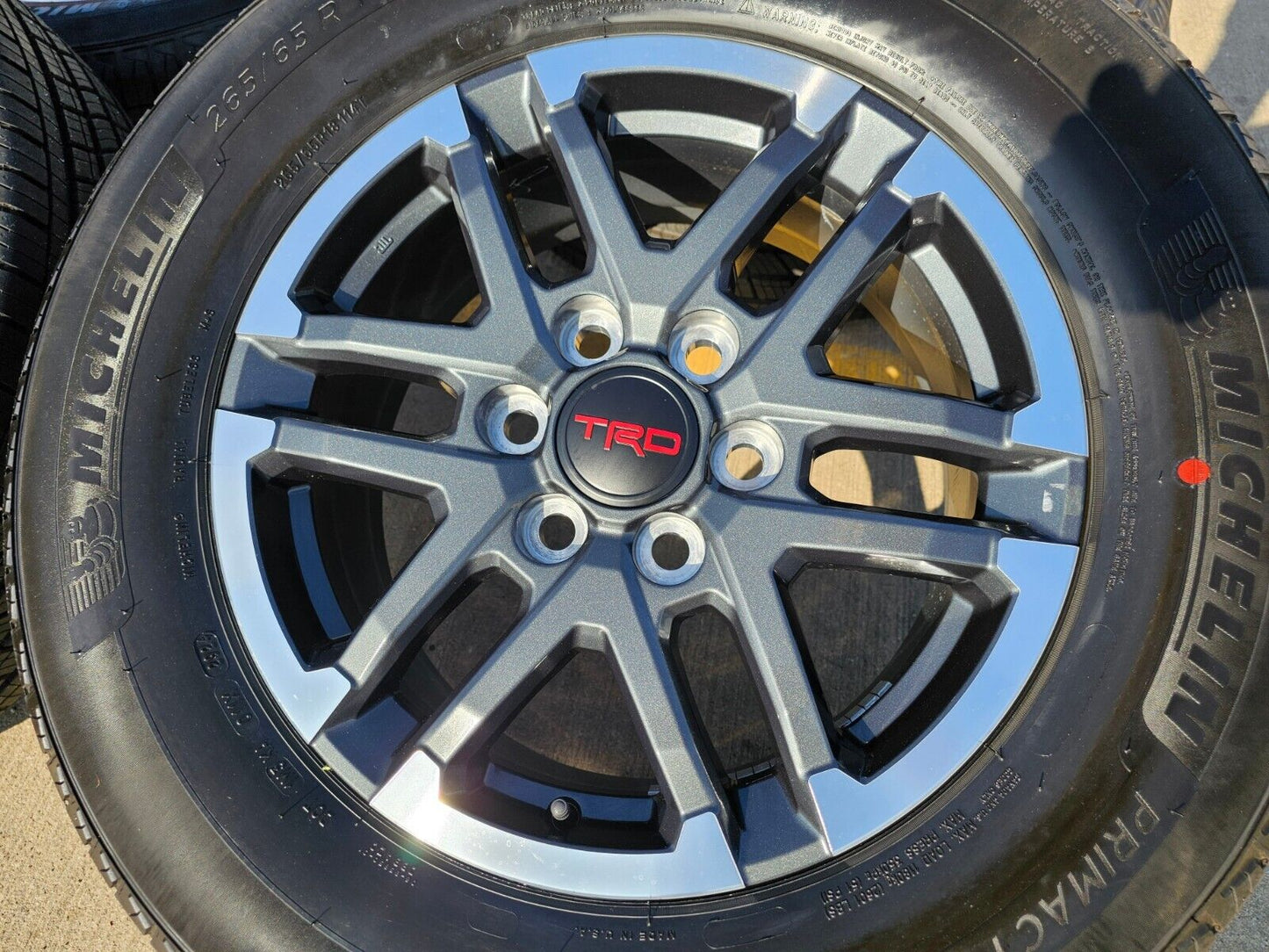 18" Toyota Tacoma TRD OEM gray wheels rims tires 2024 2025 NEW