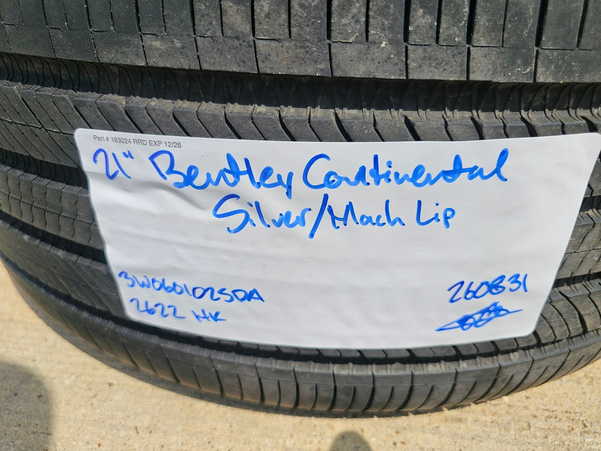 (1) 21" Bentley Continental OEM wheel rim Mulliner Flying Spur GT Spare
