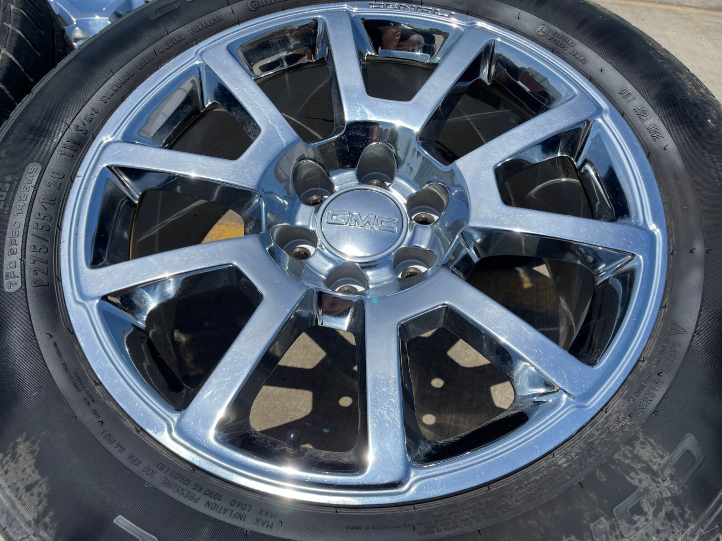 20" GMC Sierra Yukon DENALI OEM CHROME wheels rims 5644 tires