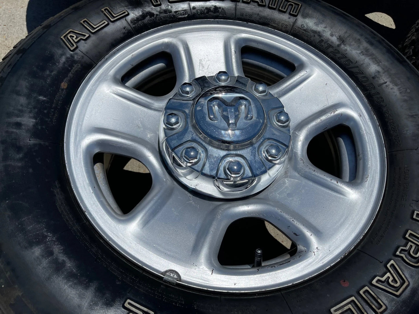 18" Dodge Ram 2500 3500 STEEL chrome OEM 2473 wheels rims tires