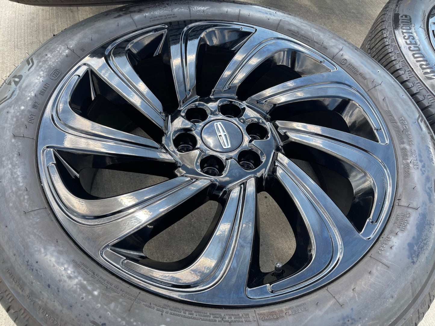 22" Lincoln Navigator BLACK LABEL OEM 10497 rims wheels tires