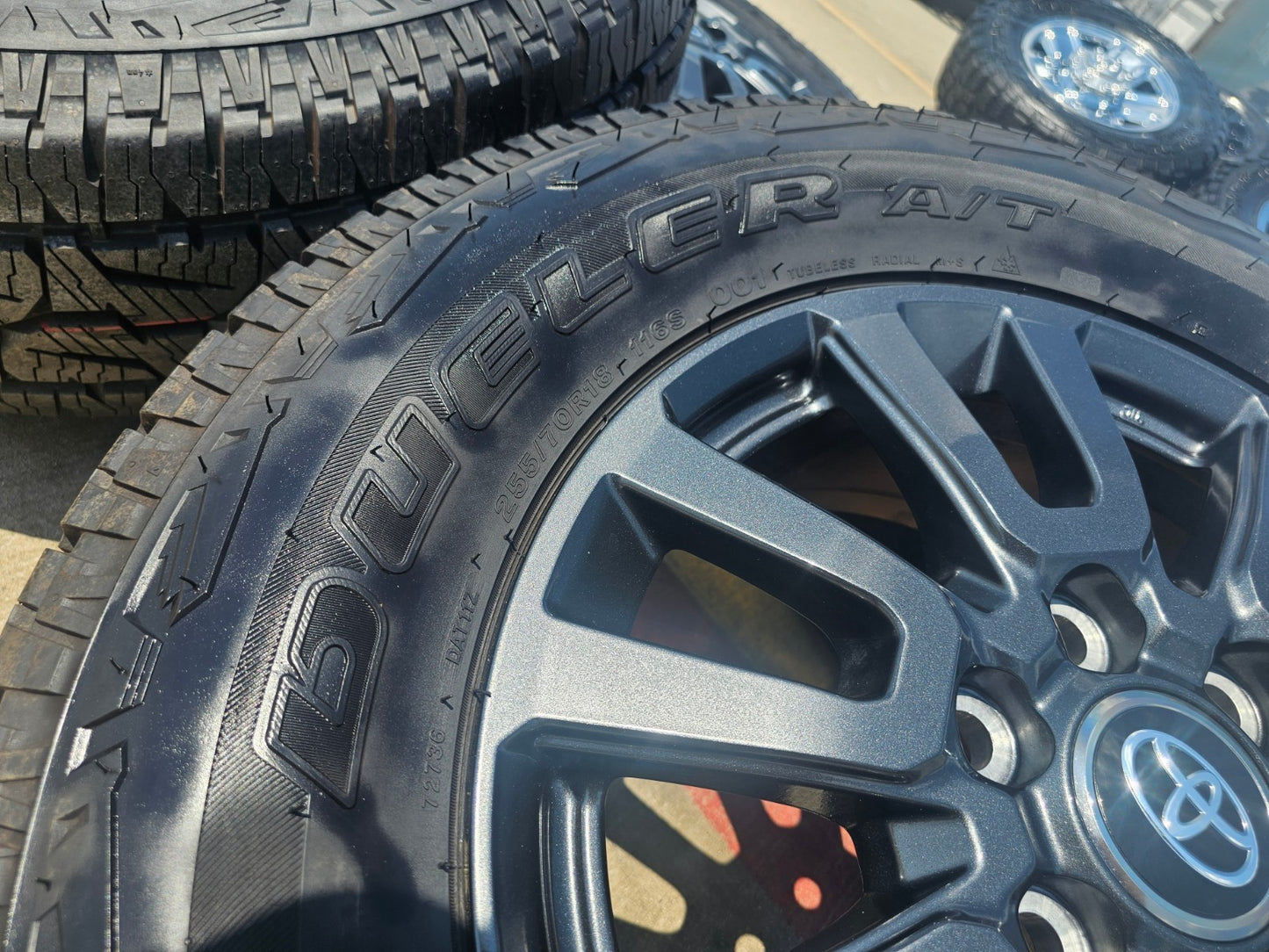 18" Toyota Land Cruiser OEM wheels rims tires Tundra Sequoia NEW BRIDGESTONE