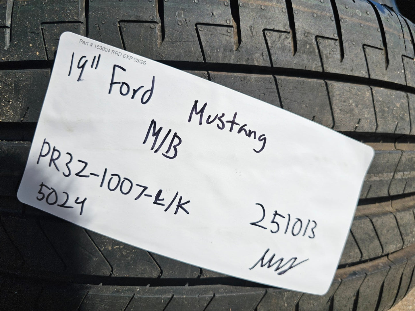 19" Ford Mustang GT Track Pack OEM 10600 10603 wheels rims 2025 2026 NEW