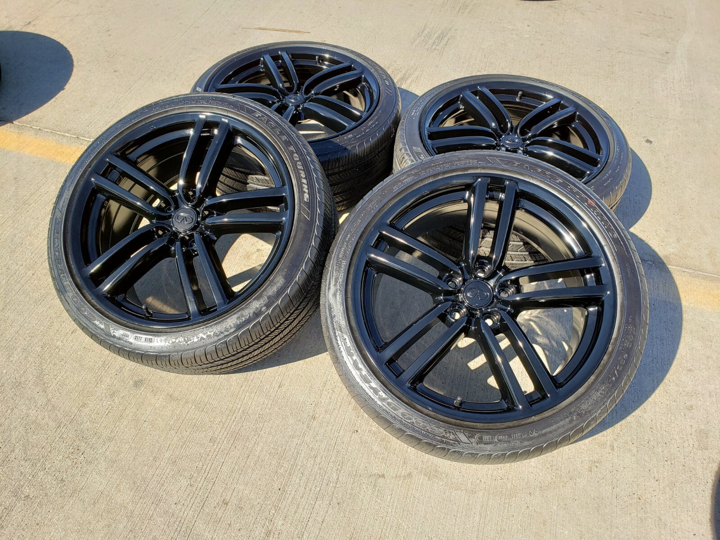 19" Infiniti M45 M35 Q50 OEM wheels rims Altima 73687 tires