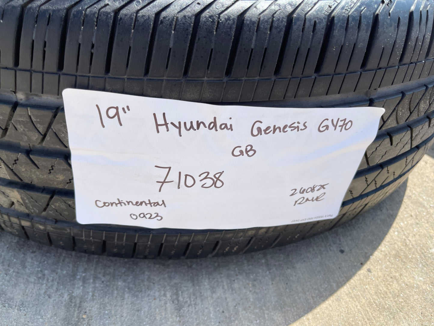 19" Hyundai Genesis GV70 GV80 GV90 OEM 71038 wheels rims 2022 2023 2024 2025 SET