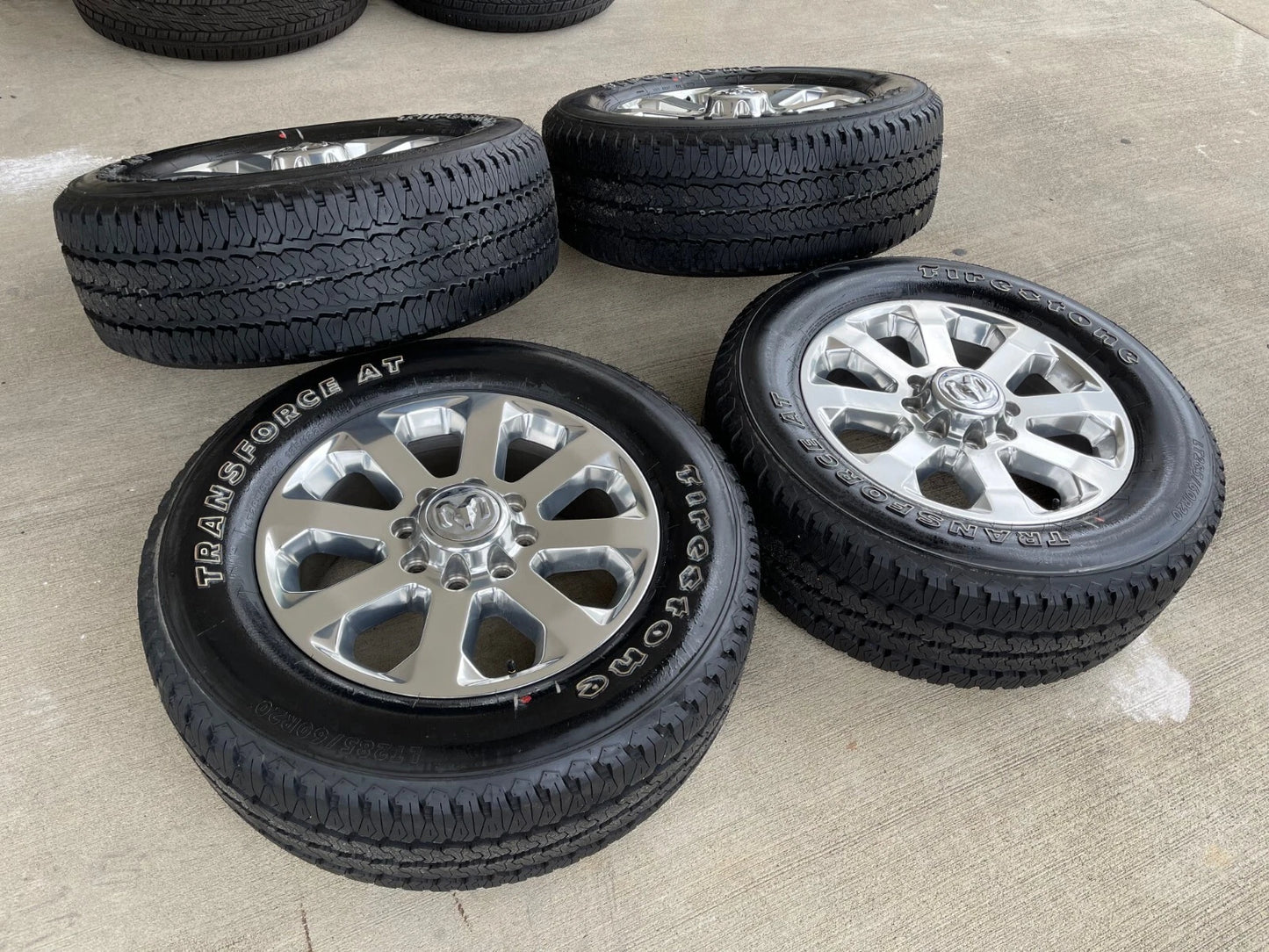 20" Dodge Ram 2500 3500 LARAMIE OEM 2700 wheels rims A/T tires 2024 2025 NEW