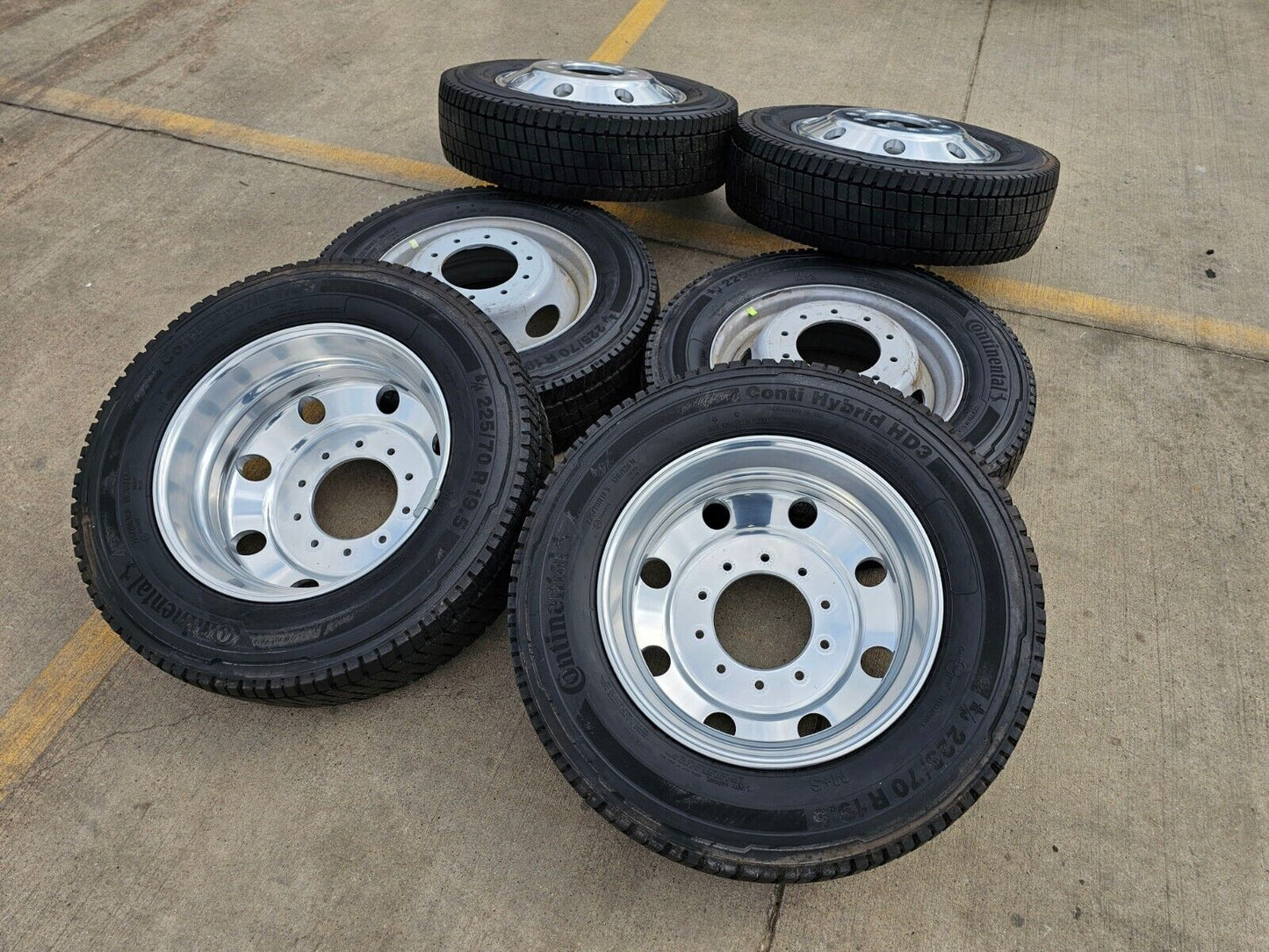 19.5" Ford F-450 Dually F-550 rims wheels RAM 4500 OEM 10x225 2022 2023 2024 NEW