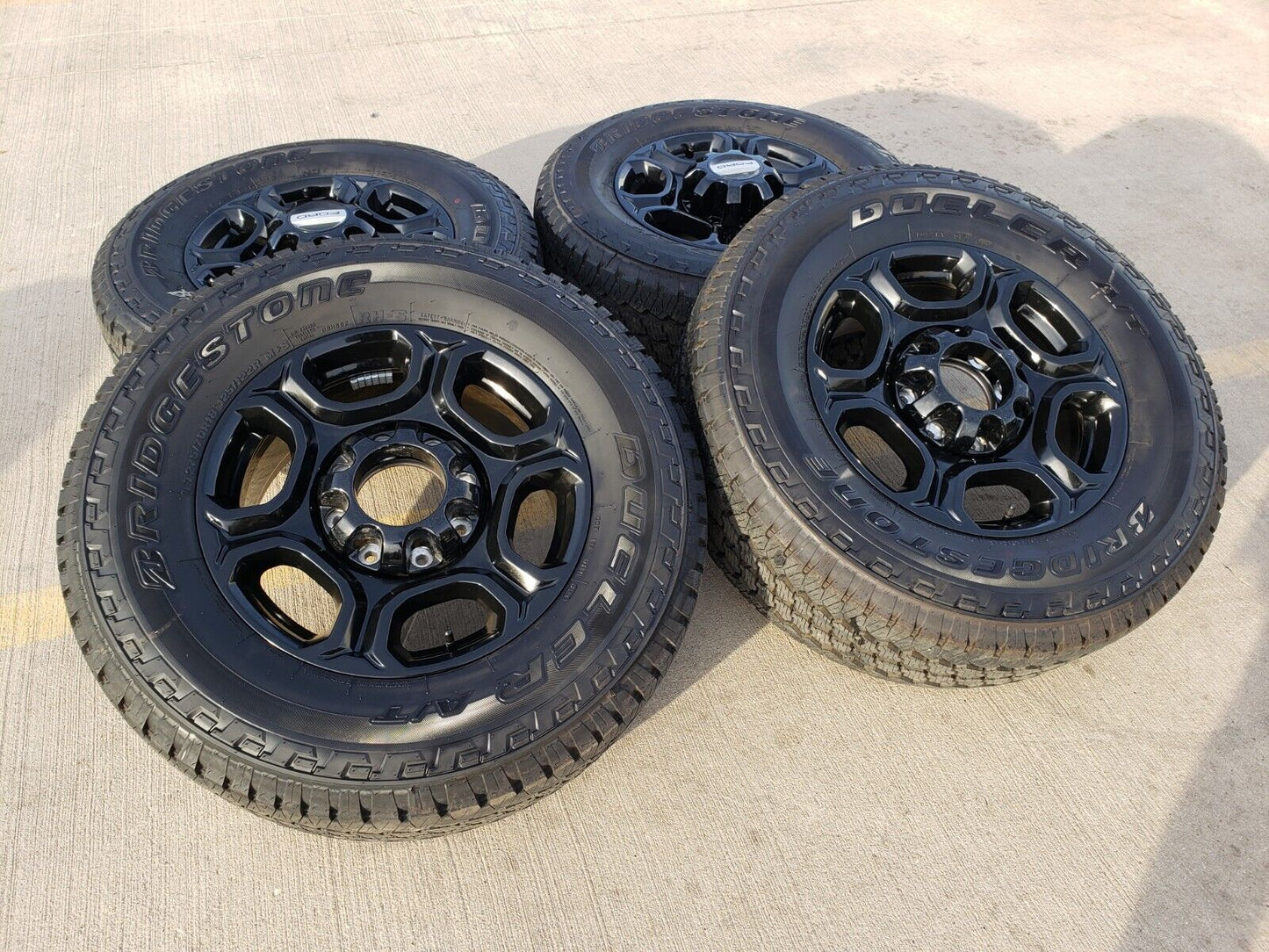 18" Ford F-250 F-350 Lariat FX-4 OEM 10479 black wheels 2023 2024 2025 NEW