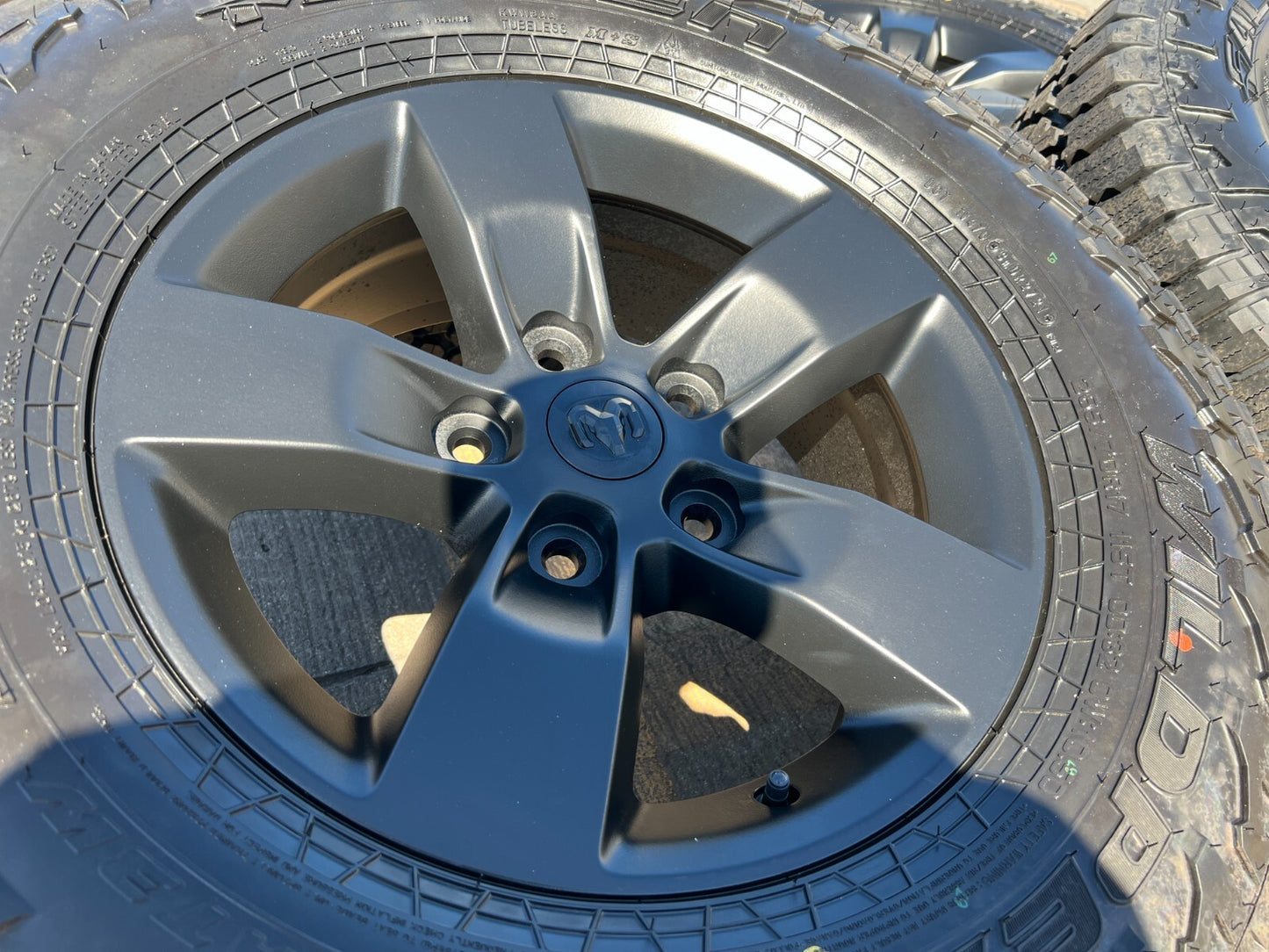 17" Dodge Ram 1500 OEM REBEL wheels rims A/T3 tires 2448 5x139 5x5.5 NEW