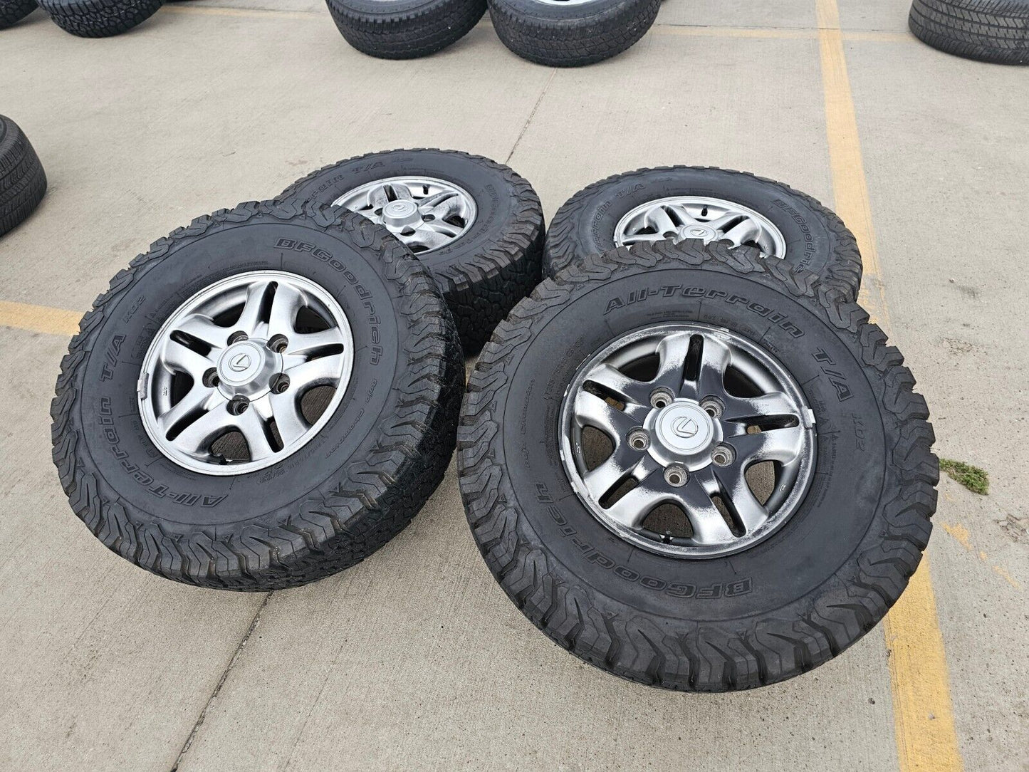 16" Lexus LX470 Toyota Land Cruiser OEM 74145 wheels rims 1998 1999 2000 2002