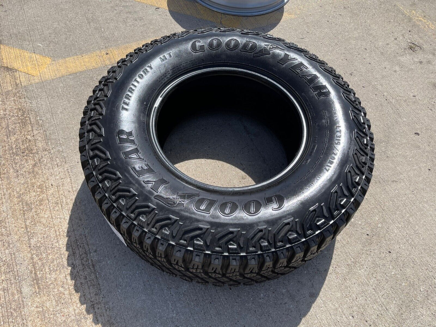 (1) 315/70/17 Goodyear Wrangler Territory M/T tire 113 / 110S LT load range C
