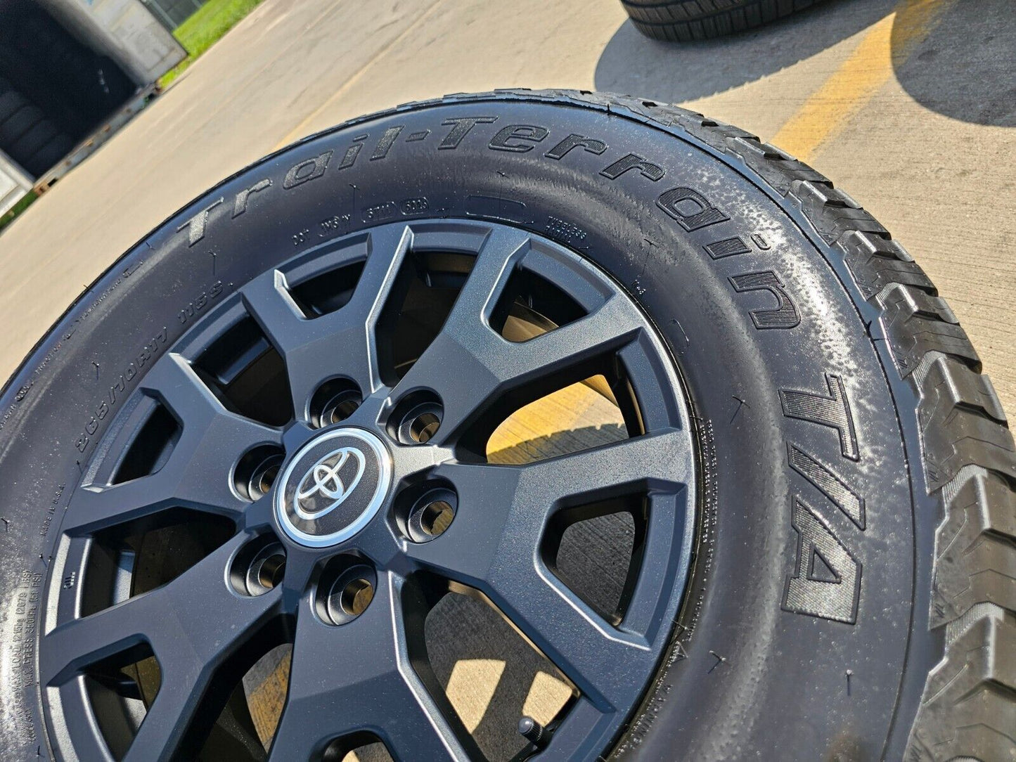 17" Toyota Tacoma 4Runner TRD Matte Black OEM wheels rims 2024 2025 NEW BFG